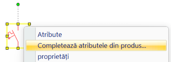 completarea atributelor din produs